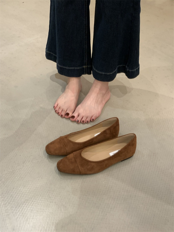 韩版豹纹芭蕾舞浅口单鞋平底奶奶鞋子开车软底休闲玛丽珍瓢鞋女|undefined