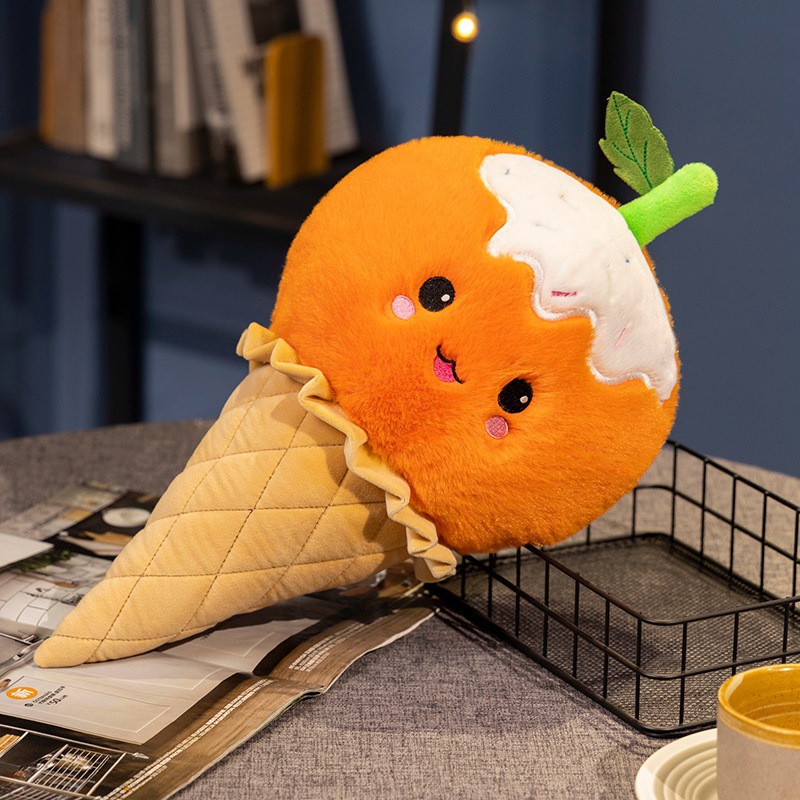 Jugo de naranja helado de fruta