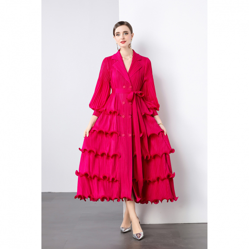 Adjust the Fit and Appearance. Please Ask New and Old Customers to Re-List the Issey Miyake Pleated Heavy-Duty Lantern Sleeve Items for Cross-Border Sales