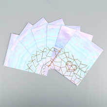 简约钻石图纹信件卡纸定做 学生感谢信定制 彩色爱心贺卡印刷LOGO