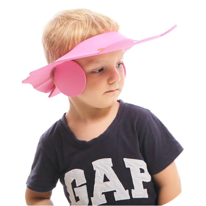 Baby Shampoo Cap Adjustable Baby Shampoo Cap Children Bathing Artifact Shower Cap Adjustable Ear Protector Wholesale
