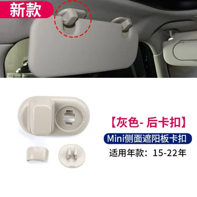 visor clip-on makeup mirror box – Sun visor rearview mirror - default-item-new-sun-visor-clip-in-gray-14-22-models