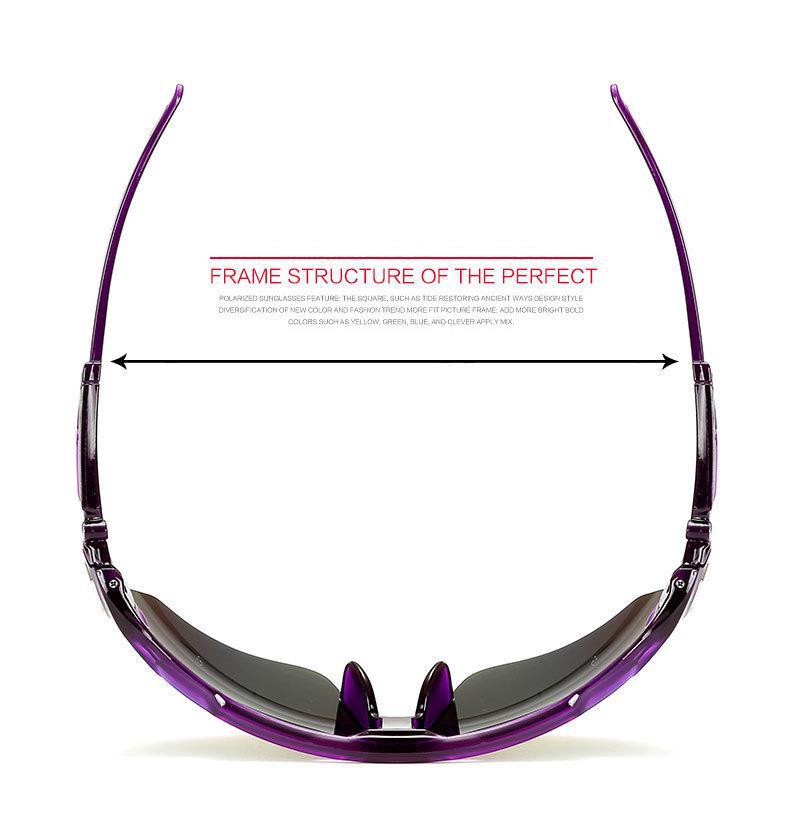 PC, UV400 Protection Lens Material Square Glasses Style Outdoor, Travel, Biker Occasion Sports Solid Color PC UV400 Protection Square Half Frame Sports Sunglasses