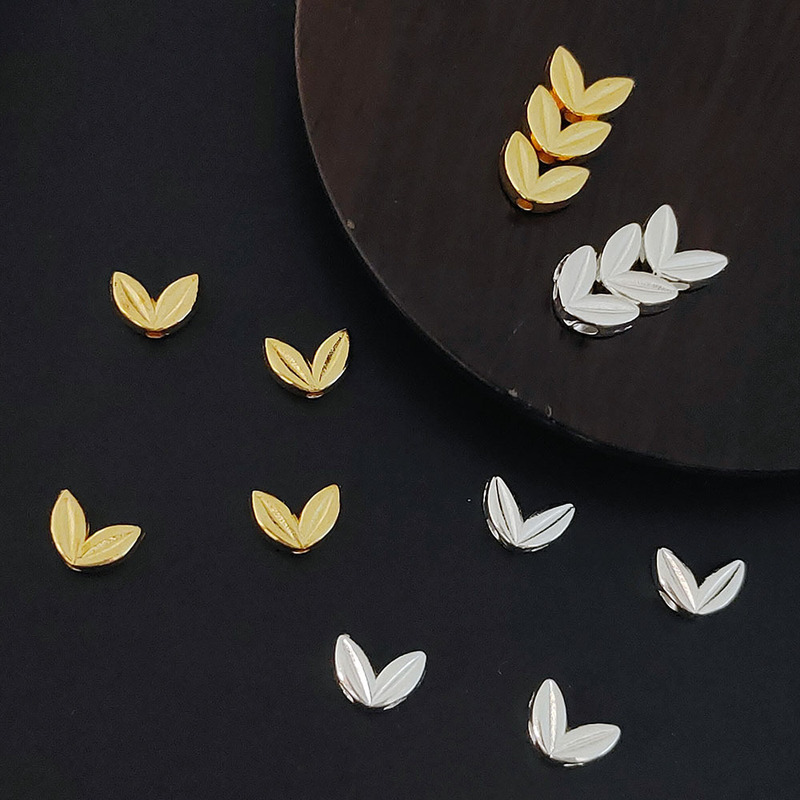 Alloy Golden Wheat Spacer Beads Bright Silver Spacer Beads Ancient Silver Bracelet Beads Bracelet Beads DIY Jewelry Accessories Alloy Golden Wheat Spacer Beads Bright Silver Spacer Beads Ancient Silver Bracelet Beads Bracelet Beads DIY Jewelry Accessories