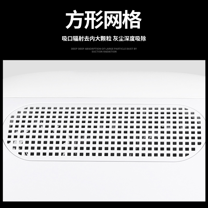 40W aspiradora de uñas limpia polvo de uñas aspiradora de polvo tres ventiladores herramientas de belleza diseño de tres ventiladores