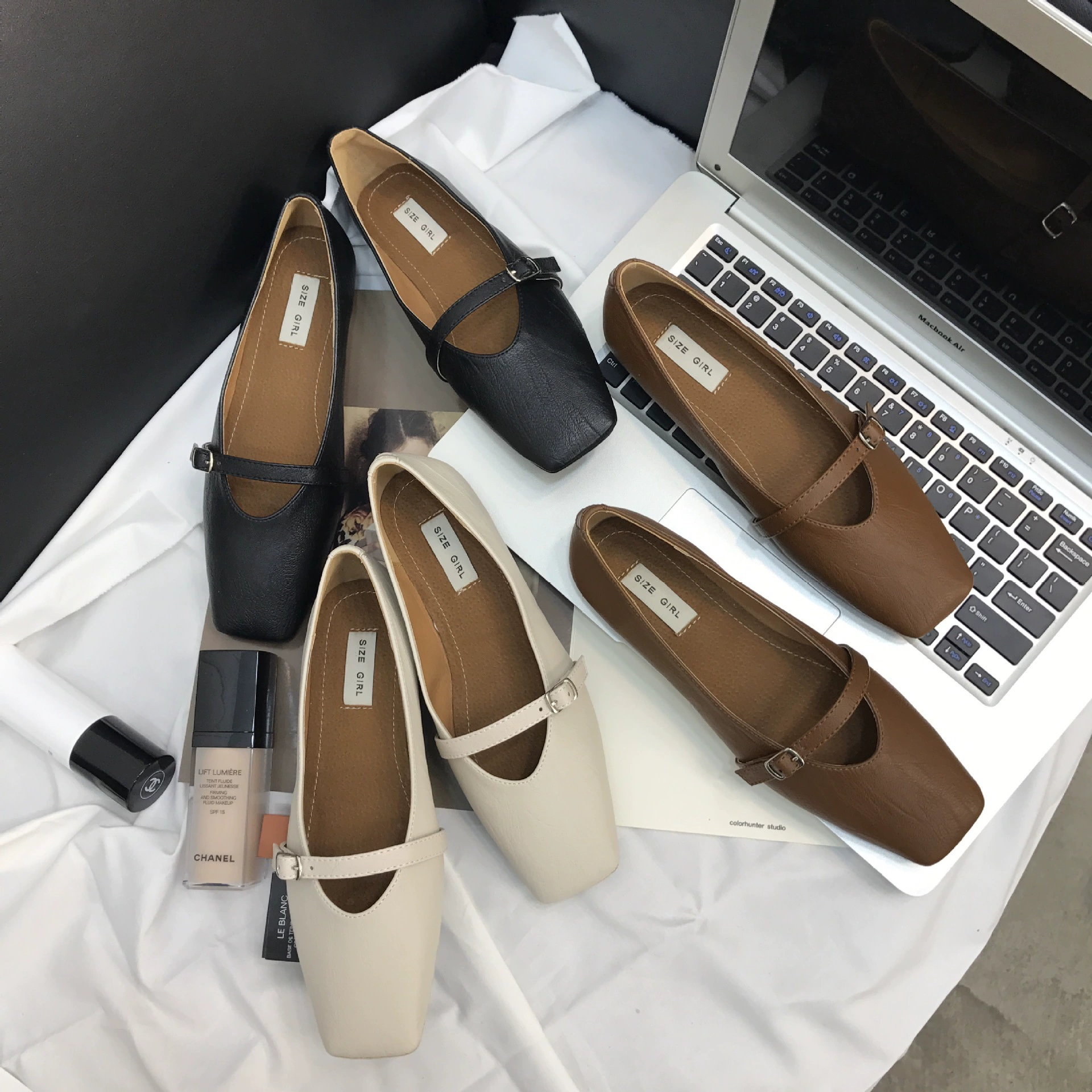 Обувь для бабушек, женская обувь Tods, весна 2024, женская обувь, однослойная обувь с квадратным носком, женская обувь для вождения на плоской подошве с низкой пряжкой, женская обувь