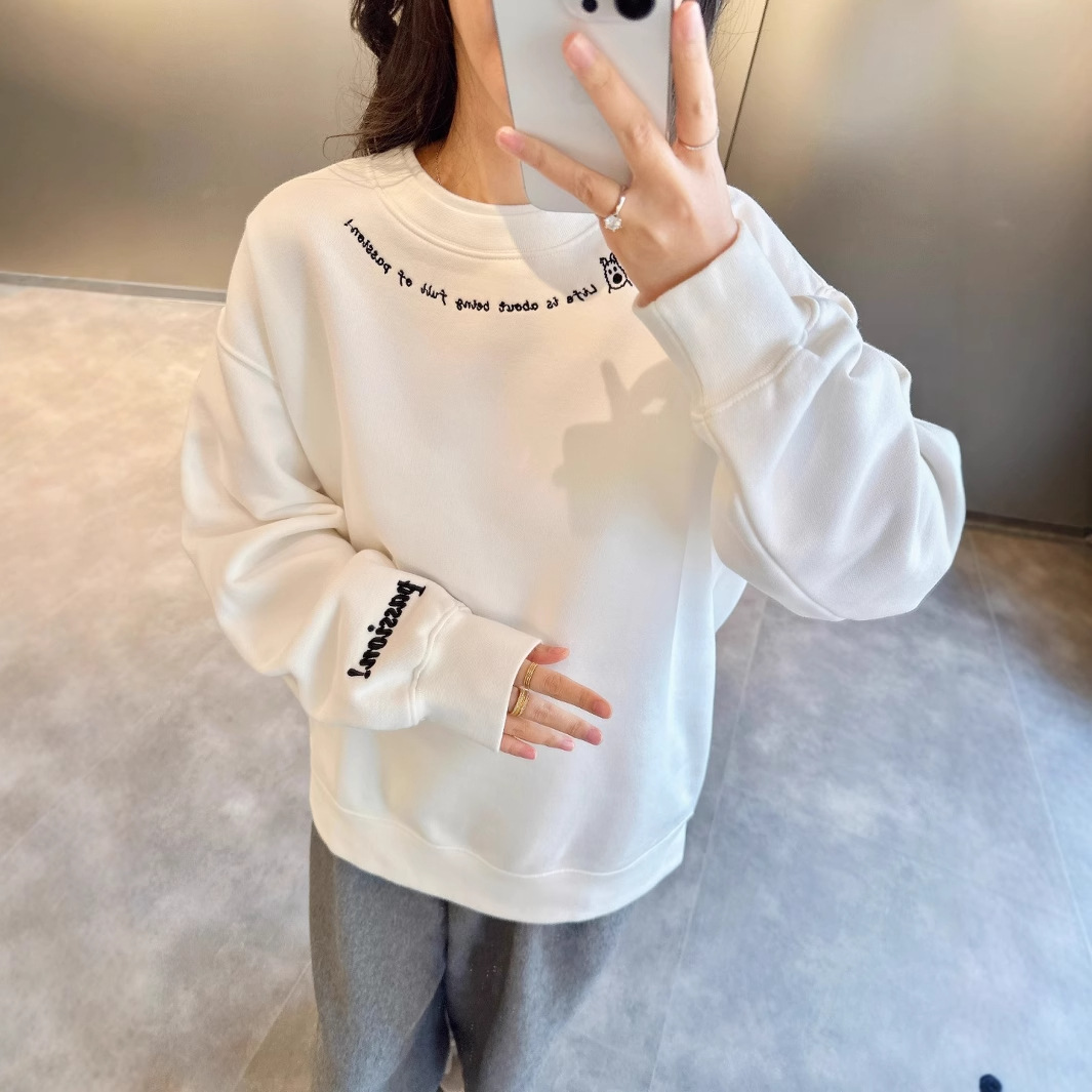紙袋家のガードル! 癒し系Pandawarksパンダの紙袋の家の薄い絨毯の偽の2つの衛衣の女性の長袖の韓