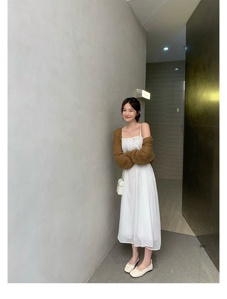 Giày búp bê nữ mũi vuông gót thấp đế mềm phối ngọc trai, kiểu Mary Jane thanh lịch — Màu nâu, Màu trắng, Màu đen chi tiết 43