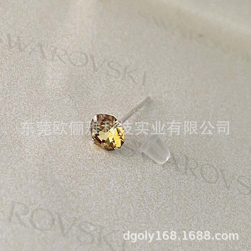 1003 토파즈 컬러 5.4mm 다이아몬드