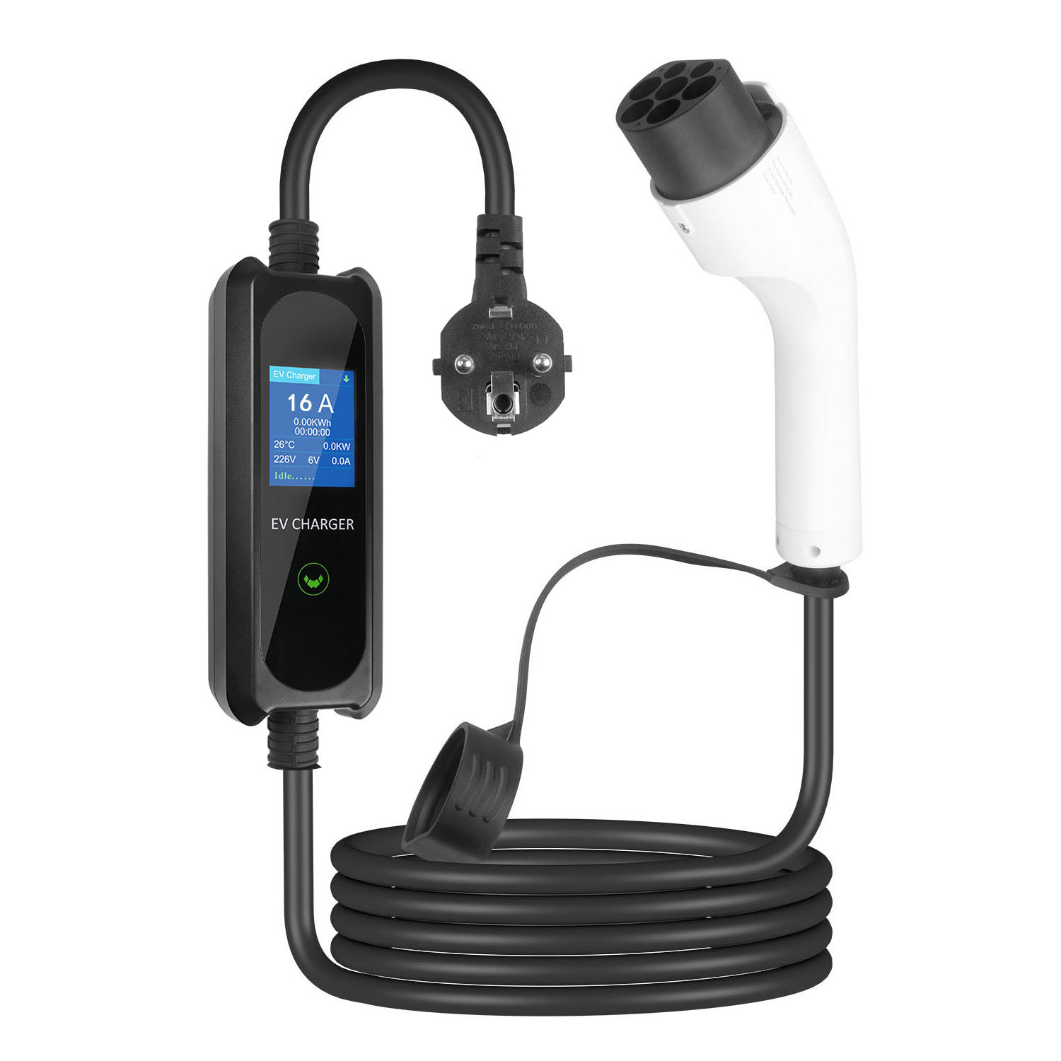 厂家直销新能源汽车国标GBT交流充电枪16A/32A 适用BYD蔚来