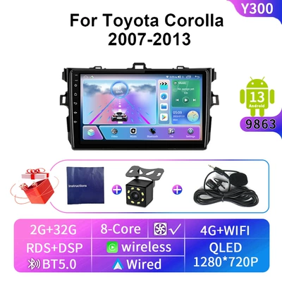 DVD Navigation for 07-11 Toyota Corolla - wifi4g-octa-core-232g-9-10inch
