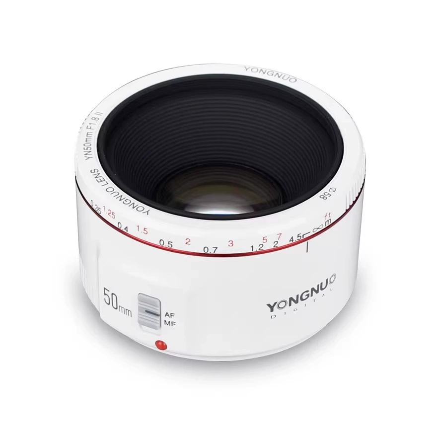 永诺 Canon, camera, compatible white lens, 50mm