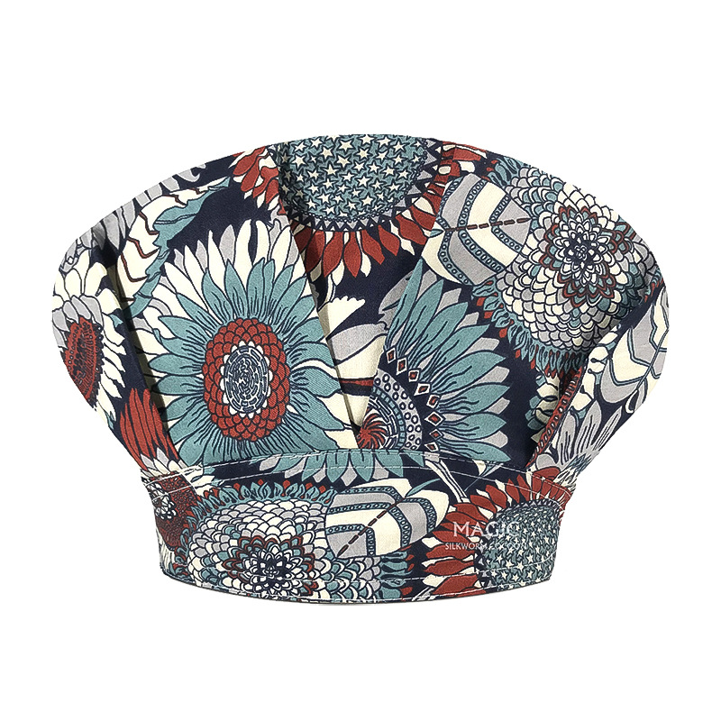 Tapa de operación directa de fábrica impresión femenina pequeño animal lindo sombrero de enfermera algodón salón de belleza odontología oral sombrero