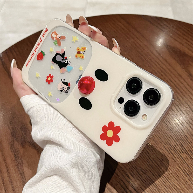 Funda para teléfono móvil iphone16ProMax 14 Apple 15 tridimensional 13 femenino 16