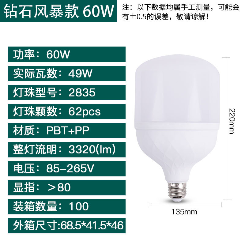 상수 전류 다이아몬드 60W 강조 표시