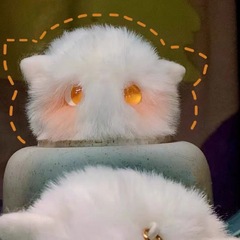 Blush cat ball mountain mountain handmade plush pendant keychain cute girly heart school bag pendant