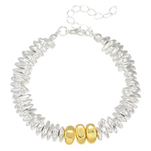 韩版轻奢小众碎银黑胆石手链女冷淡风时尚送闺蜜串珠防静电手链女