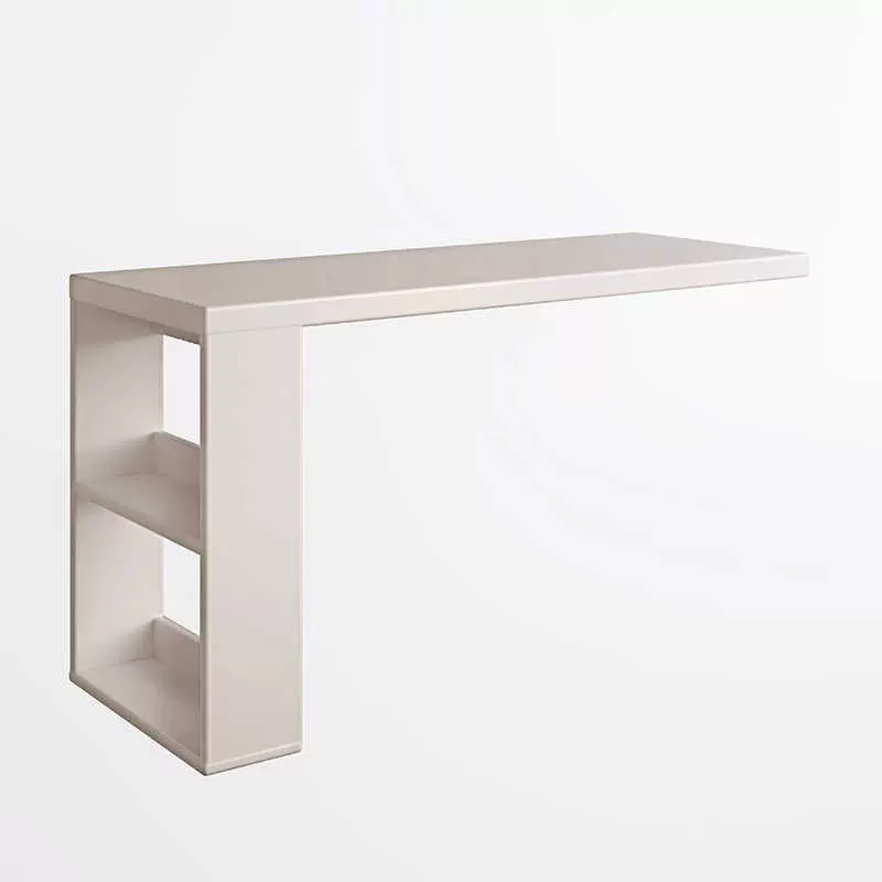 实木飘窗书桌带柜子转角可伸缩桌子电脑桌床边梳化妆桌学生写字桌