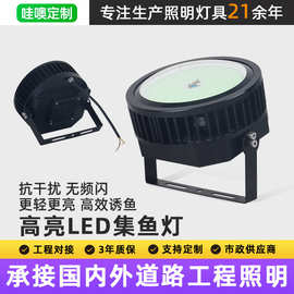 【船用照明】1000w渔船聚鱼诱鱼探照灯led集鱼灯绿光诱鱼强光