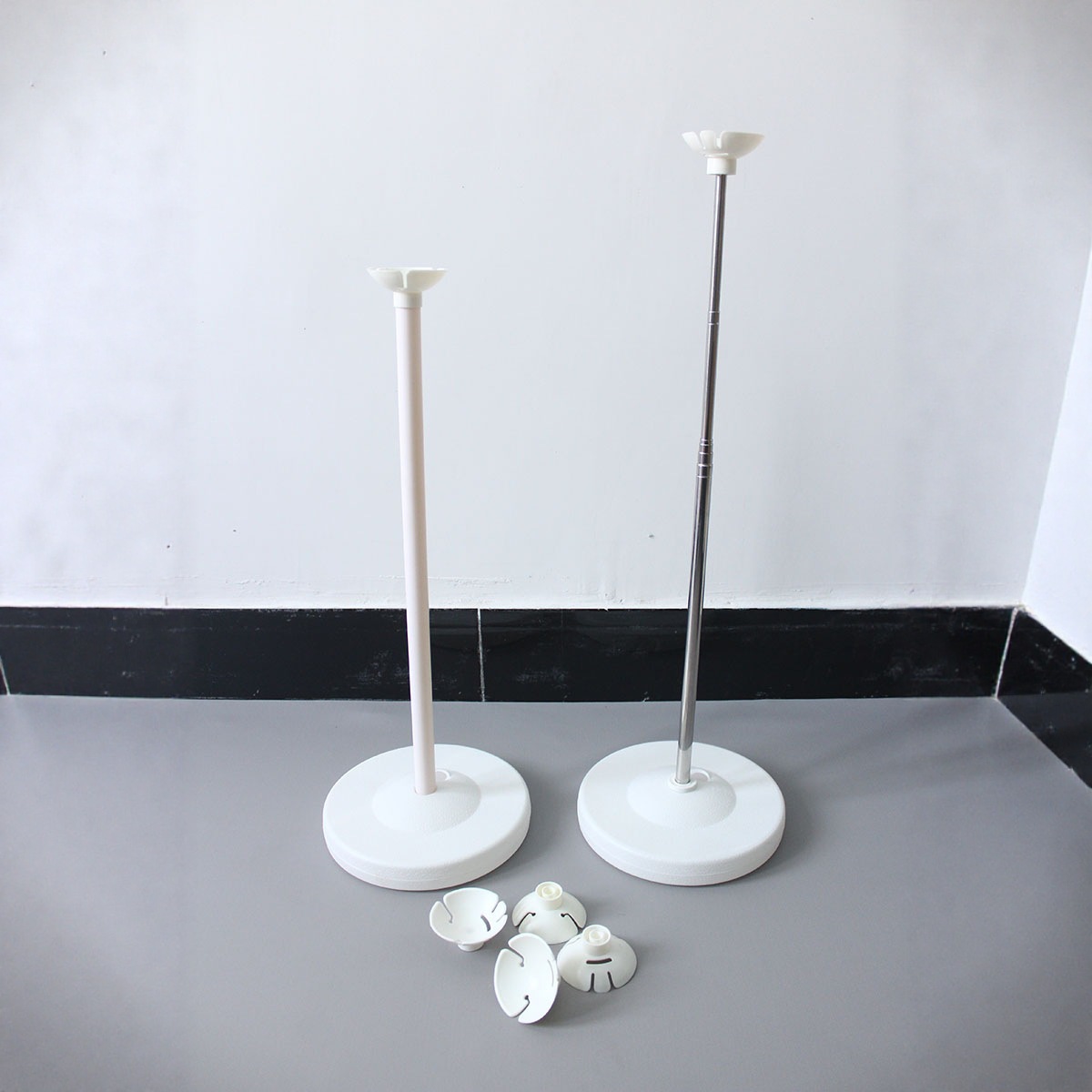 Columna de globo pequeño soporte de globo comercio exterior transfronterizo adecuado para el polo de globo de boda guía de la decoración del centro comercial