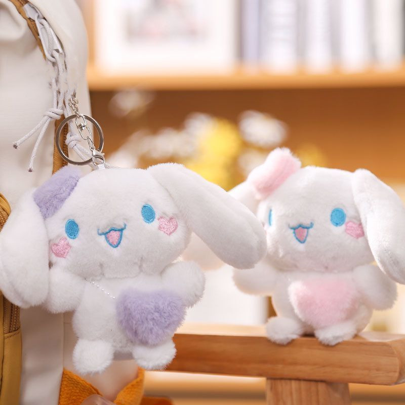 Muñeco de Peluche Colgante 4 Pulgadas de Fibra de Poliéster para Máquina de Peluches y Llavero
