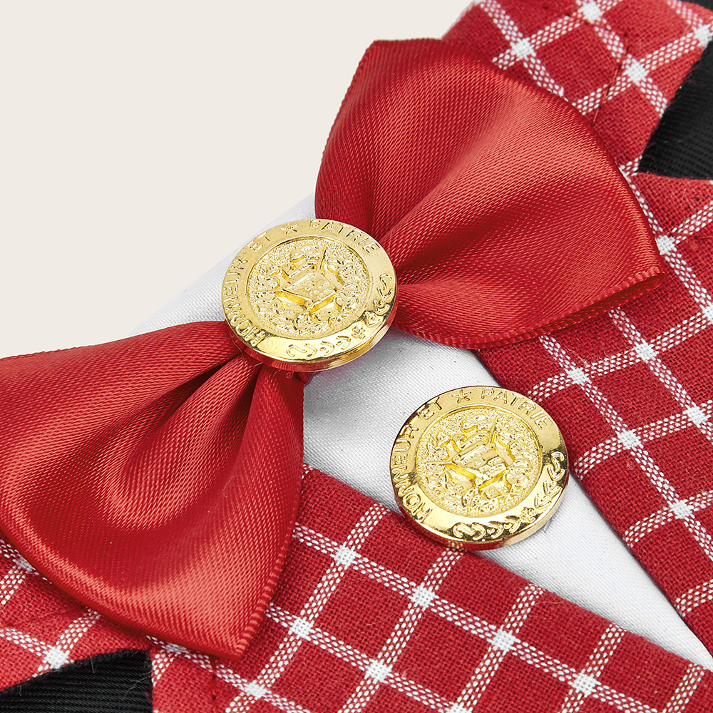 Nuevo estilo transfronterizo mascota gato perro traje caballero boda toalla de saliva arco triángulo toalla estilo coreano-japonés ins