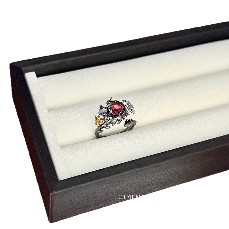 Vintage Style Olive Green Gemstone Ring With Sparkling Crystals_voghion.com