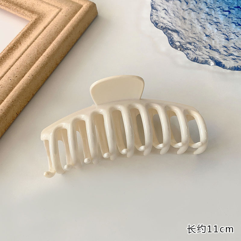 Blanco simple baño pinza de pelo subred rojo estilo coreano nueva placa pinza de pelo de la cabeza accesorios para el cabello temperamento femenino tocado