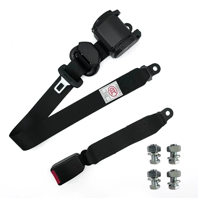 Locking Safety Belt 3C, Car seat belt - black-d9k345cm-webbing-basescrew-set-conventional-packaging-base-and-retractor-packed-separately