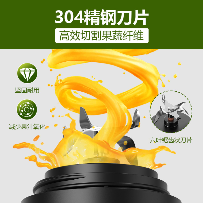 跨境新品亚马逊便携式榨汁机多功能搅拌机 果汁机迷你电动榨汁杯|undefined