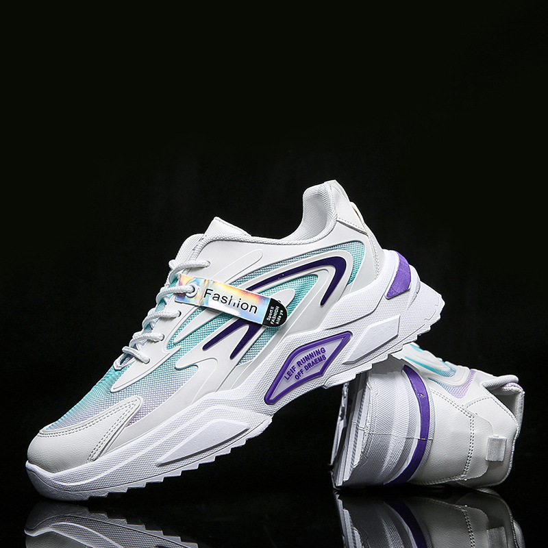 Zapatos de hombre primavera 2026 nueva marca de moda zapatos deportivos casuales de corrida de red para hombre aumento de altura papá zapatos de moda versátiles
