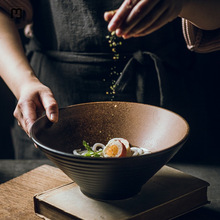 索舍日式陶瓷碗 家用大号拉面碗饭碗面条汤碗 创意餐具套装商用斗