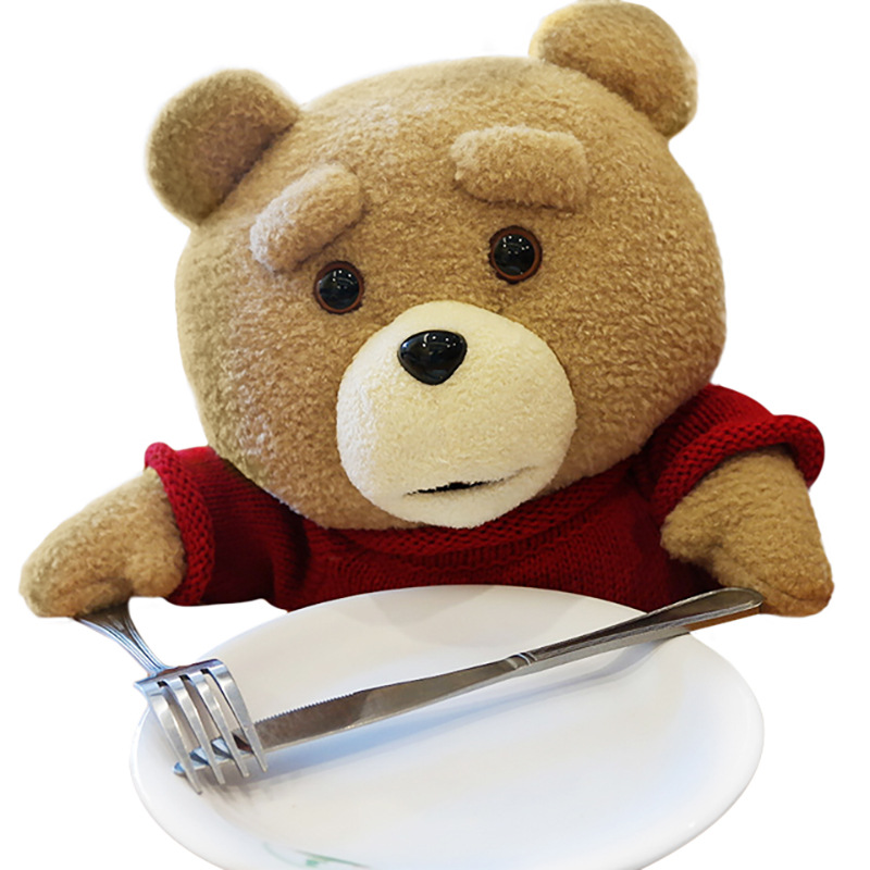 Venta al por mayor TED segunda generación de peluche oso de peluche de juguete abrazo de oso muñeca grande suéter de oso Regalo de Cumpleaños femenino