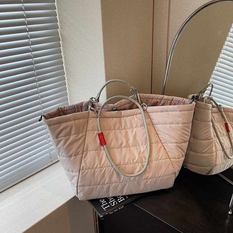 New Amazon Cross-Border Large-Capacity Women's Tote Bag 2026 Hot-Selling Underarm Bag Commuter Bag Cotton Travel Bag