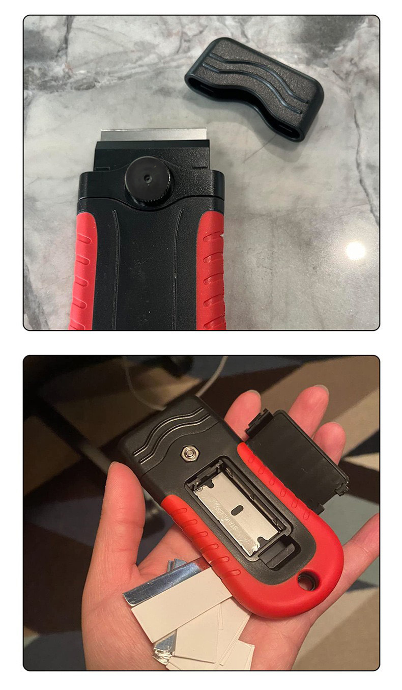 Cross-border car multi-function decontamination and glue removal shovel tool for car clothing glass cleaning old film sticking tool single-head shovel blade