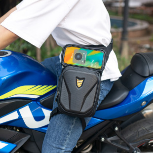 Motorcycle Leg Bag Men's Motorcycle Waist Bag Men's Crossbody Bag Sports Multifunctional Men's Backpack Waterproof Riding Tools
