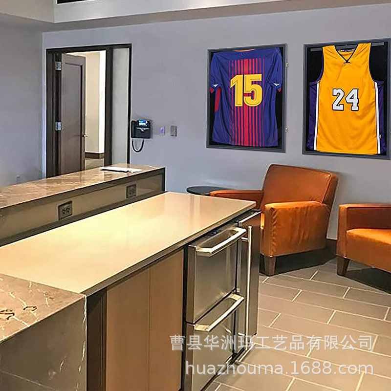 NBA球星球衣收藏框壁挂式墙上球衣展示相框球星球衣裱框厂家直供-阿里巴巴