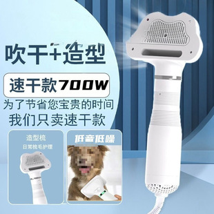 Pet Hair Dryer, Quick-Drying All-In-One Fluffy Hair Dryer, Comb for Dogs, Cat Bathing and Drying, Others
