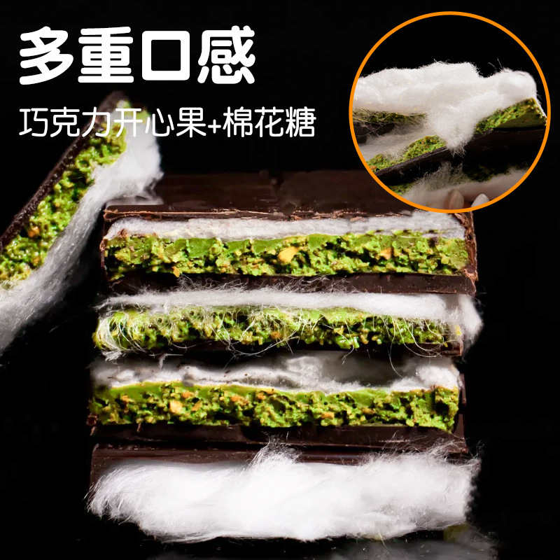ドバイ風ピスタチオクラウドマシュマロパンクリスプサンドイッチチョコレートネットセレブの食欲を満たすカジュアルスナック|undefined