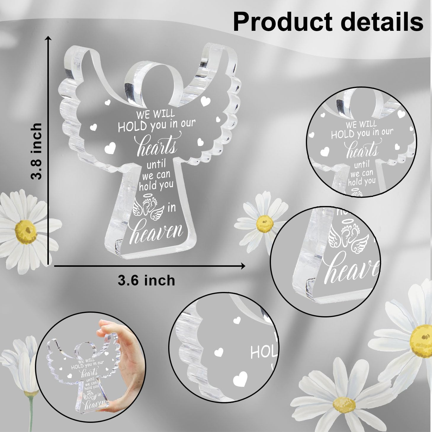 跨境亚马逊新品亚克力异形摆件情人节母亲节圣诞节桌面装饰品礼物