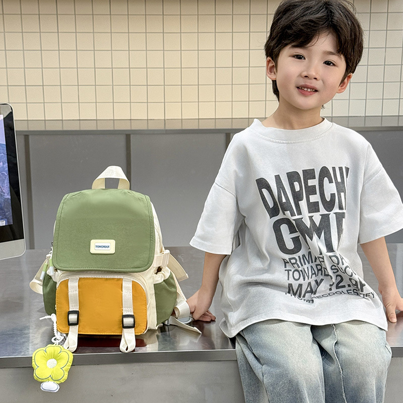 Jardín de infantes, mochila escolar para bebés dulce y encantadora, mochila de flores, 2026 nueva moda de mochila infantil