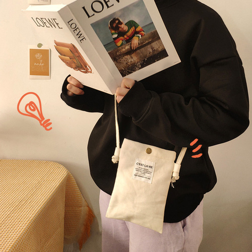 Amazon cross-border supply simple solid color mini mobile phone bag  new one-shoulder crossbody small bag women's coin purse