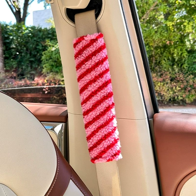 Box, Creative Tissue Hanging – Car tissue box/set - moon-velvet-striped-shoulder-pads-rose-red-twill