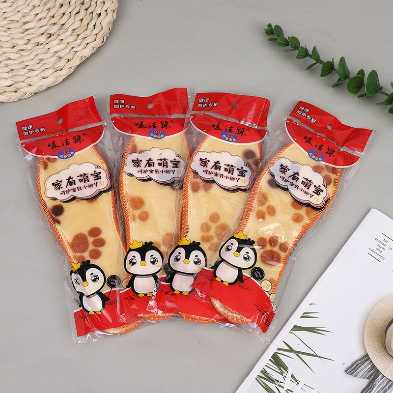 Детские теплые стельки, утолщенные и на флисовой подкладке, имитация кашемира, унисекс, устойчивые к запахам, дышащий хлопок, мягкая подошва, комфортные, зимние, влагопоглощающие, с полной амортизацией.