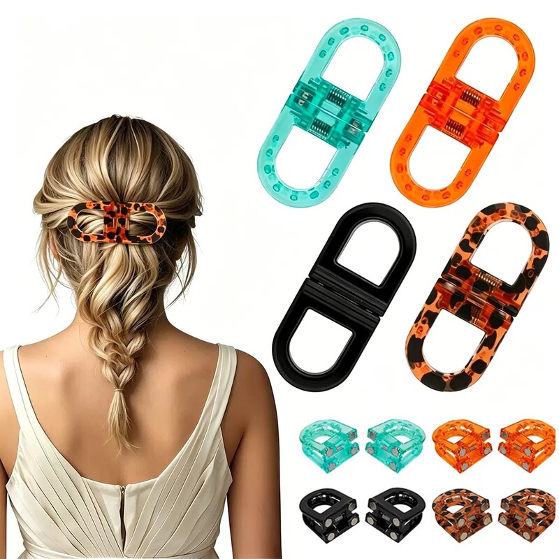 Cross-Border New Product Smart Magnetic Hair Clip for Women Seamless Magnetic Hair Clip Decoration Cross-Border New Product Smart Magnetic Hair Clip for Women Seamless Magnetic Hair Clip Decoration