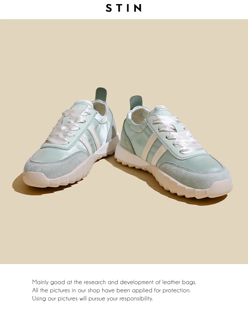Forrest Gump shoes for women 2024 spring new soft bottom non slip genuine leather retro color matching German training shoes trend_voghion.com