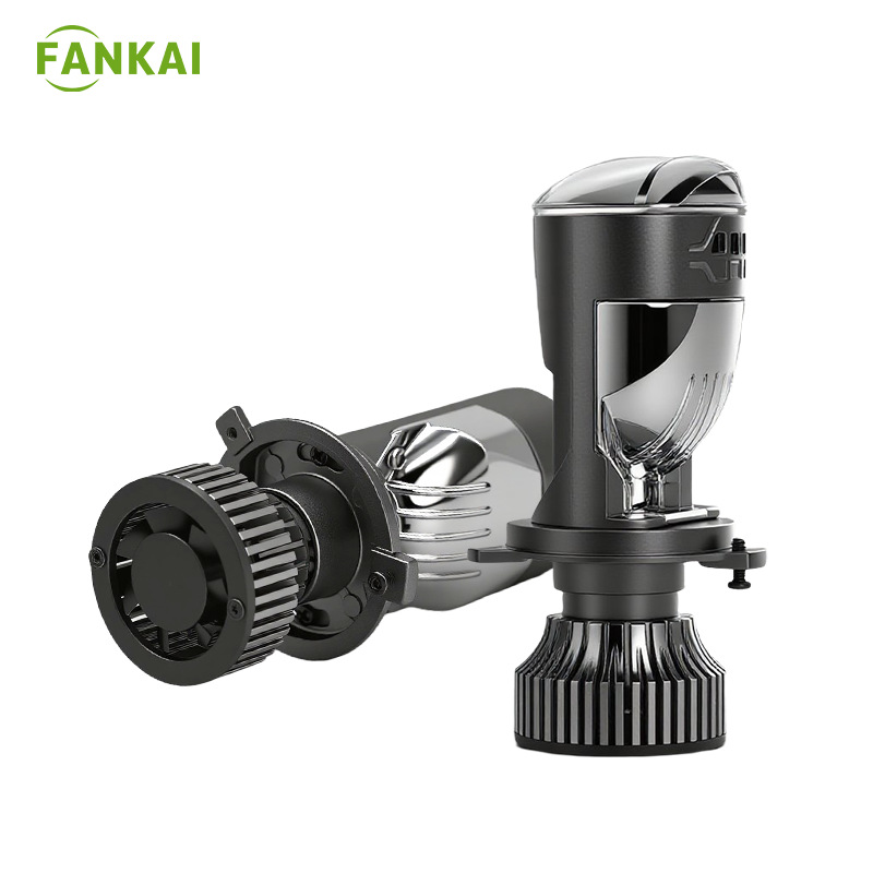 Ventas transfronterizas calientes M01K H4 lente de automóviles y motocicletas, 50W de alta potencia, frente LED universal