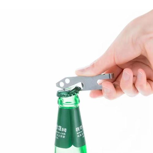 Outdoor EDC Multi-functional Tool, Practical Stainless Steel Waist Clip Money Clip Key Holder, Mountaineering Clip Quick Hanger Equipment