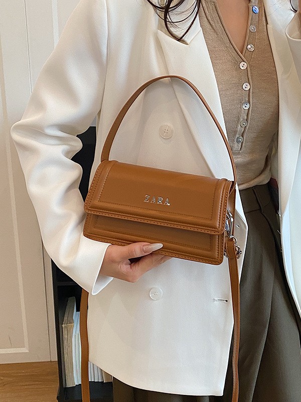 Mini Trapezoidal Qadın Çantası - Casual Crossbody Model