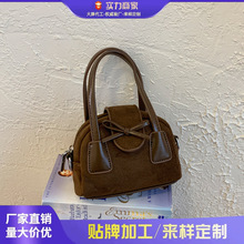新款蝴蝶结小手提包定型时尚手拎马鞍包小众高级感时尚单肩斜挎包